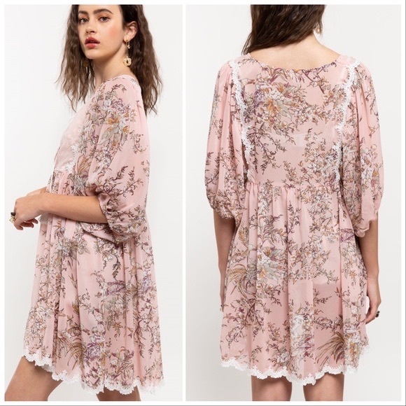 Shanna Floral Baby Doll Layering Mini - Picture 2 of 7